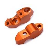 Eleve Sua Pilotagem: Braçadeira de Guidão CNC para KTM Duke 390, 250, 200, 125 (Laranja) - imagem 2