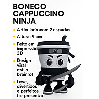 Bonecos Brainrot: Ninja Capuccino e Bailarina 3D - imagem 1