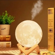 Umidificador Aromatizador Lua Cheia 3D 880ml - Difusor de Aromas com Luz Ambiente e Purificação - imagem 3
