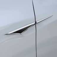 Emblema Lateral 3D Metal Liga de Zinco para Carro - Elegância e Durabilidade (Prata/Preto) - imagem 3