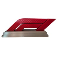 Logotipo Decorativo F1 Hiper 3D - Paixão por Velocidade em Vermelho e Preto - imagem 3