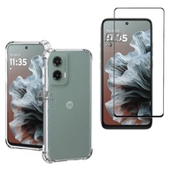 Kit Essencial: Capa Anti Impacto Transparente + Película Vidro 3D 9D para Motorola Moto G35 - imagem 2