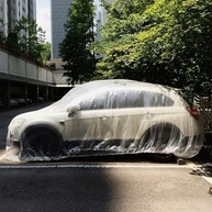 Molain: Pacote com 4 Capas de Carro Descartáveis Transparentes - Proteção Universal à Prova d'Água - imagem 5