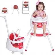 Cadeirão Alimentação 4 em 1 Multifuncional - Booster, Carrinho e Atividades para Bebês (6m a 5a) - imagem 1