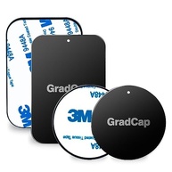 Kit 4 Placas de Metal GradCap para Suporte Magnético de Celular em Carro - Universal e Fácil Instalação - imagem 2
