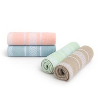 Conjunto de 4 Toalhas de Rosto e Mão 30x66cm - Maciez e Absorção para Banheiro e Academia - imagem 3