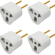 Kit 4 Adaptadores de Tomada Universal Bob Love 10A/20A Bivolt - Conecte Tudo com Segurança! - imagem 1