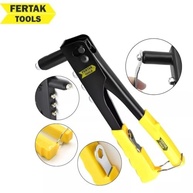 Alicate Rebitador Profissional Fertak: 4 Bicos e Chave para Rebites POP - imagem 3