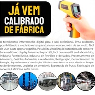 Termômetro Infravermelho Digital Laser Industrial e Culinário - Precisão Profissional de -50°C a 400°C - imagem 3