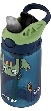Garrafa Infantil Monster com Canudo Automático - 400ml, Segura e Prática para Crianças - imagem 2