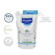 Mustela Refil Gel Lavante Suave 400ml - Sabonete Líquido Vegano para Bebês e Crianças com 93% de Ingredientes Naturais - imagem 5