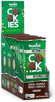 Cookie Sabor Cacau Orgânico Native Display com 7 Unidades de 40g - imagem 3