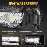 Kit Barra de Luz LED NAOEVO 420W: Iluminação Potente para Seu Veículo Off-Road - imagem 5