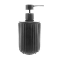 Porta Sabonete Líquido de Cerâmica Granilite Clean Preto 430ml - Design Moderno e Funcional - imagem 3