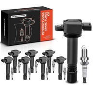 Kit 8 Bobinas de Ignição e Velas A-Premium para Volvo XC90 (05-11) e S80 (07-10) 4.4L - imagem 1