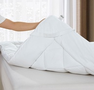 Pillow Top 400 Fios Antiácaro Lavável Conforto Premium - Toque Macio para Colchão Até 45cm (Casal) - imagem 1