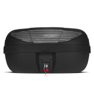 Baú Bauleto Moto 45L Preto - Cabe 2 Capacetes c/ Lente Cristal | Universal - imagem 1
