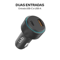 Carregador Veicular USB-C e USB-A WB 48W: Carga Rápida e Inteligente - imagem 5