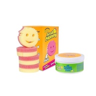 Scrub Daddy Scrub Mommy 4ct + PowerPaste XL - Esponjas Dupla Face com Agente de Limpeza - imagem 1