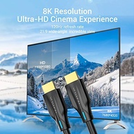 Cabo HDMI 2.1 Vention 3 Metros: Imersão 8K 60Hz e 4K 120Hz com HDR - imagem 5