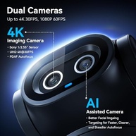 EMEET PIXY: Webcam 4K IA com Câmera Dupla e Rastreamento Inteligente para Streaming Profissional - imagem 3