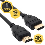 Cabo HDMI 4K 2.0 1 Metro: Imersão Total em Jogos, Filmes e 3D | Ultra HD, Ethernet, Blindado - imagem 3