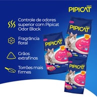 Pipicat Floral: Areia Gato Perfumada 4kg - imagem 2