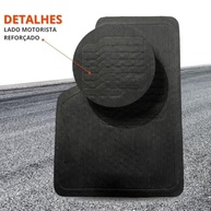 Jogo de Tapetes Borracha Automotivo Premium com Logo Bordado - 5 Peças para Chevrolet Prisma (2012-2015) - imagem 5