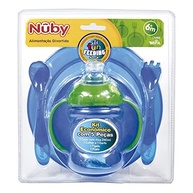 Kit Alimentação 5 Peças Nûby Azul Céu - Seguro, Prático e Livre de BPA - imagem 3