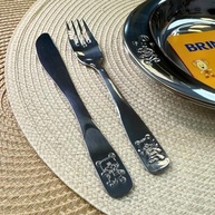 Conjunto Infantil 5 Peças Friends Club em Aço Inox - Brinox | Seguro, Durável e Divertido - imagem 5