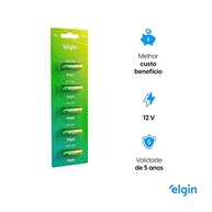 Bateria Alcalina Elgin A23 12V - Cartela com 5 Unidades para Diversos Dispositivos - imagem 5