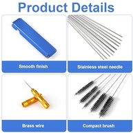 Kit Completo Limpeza Carburador: 23 Agulhas, 5 Escovas e Mais para Motos, Motosserras e Mais! - imagem 5