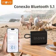 Caixa de Som Portátil INAVA Go-5 3ª Geração: Som Imersivo, 15h Bateria e IP67 à Prova d'Água - imagem 3