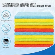 Pano de Limpeza de Microfibra 5 Peças - Ultra Macio e Absorvente para Cozinha, Carro e Casa - imagem 5