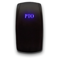 Interruptor Alavanca 20A 12V Azul DPST 5 Pinos - Controle Essencial para Veículos e Embarcações - imagem 1