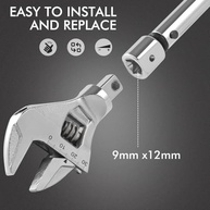 Chave de Torque Ajustável 5-30 Nm com Cabeça Intercambiável - Precisão para AC/HVAC - imagem 5