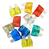 Kit Essencial 50 Fusíveis Automotivos Caindi Lâmina (5A a 30A) - Proteção Completa - imagem 1