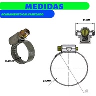 Abraçadeira Inox Sem Fim Reforçada - Kit 50 Peças - 9mm a 17mm - imagem 3