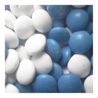 Confete Chocolate Coloreti Azul e Branco - 500g - imagem 3