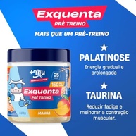 +Mu Pre Treino Exquenta Sabor Manga 500g - com Palatinose e sem Taquicardia - imagem 3