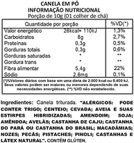 Canela em Pó 100% Pura Importada Premium 500gr - X Roots - imagem 1