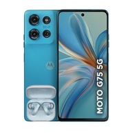 Smartphone Motorola Moto G75 5G: Potência, Câmera Sony 50MP e Design Exclusivo Azul Vegan Leather - imagem 2