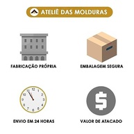 Moldura Quadro Poster 50x60 cm com Acetato PETG - Decore com Estilo e Durabilidade - imagem 5