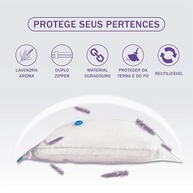 Kit 10 Sacos a Vácuo com Aroma Lavanda 50x60cm + Bomba | Organize Malas e Guarda-Roupas com Estilo - imagem 4