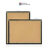 Moldura 50x75 cm com Proteção PETG para Artes, Posters e Decoração Moderna - imagem 5