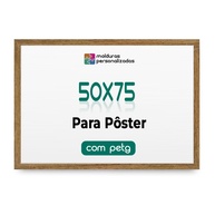 Moldura 50x75 cm com Proteção PETG para Artes, Posters e Decoração Moderna - imagem 1