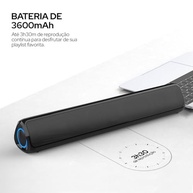 Soundbar WB Bluetooth 5.3: Som Imersivo 20W com Bateria Duradoura e TWS - imagem 5