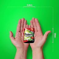 Trident Chiclete Xsenses Morango Lime Sem Açúcar Garrafa 54G - imagem 4
