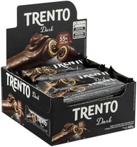 Chocolate Trento Dark Meio Amargo 55% Cacau 464g - 16x29g - imagem 1