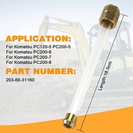 Calibre de Nível de Óleo Hidráulico Komatsu 203-60-31160 para Escavadeiras PC200-5/6/7/8 - imagem 3